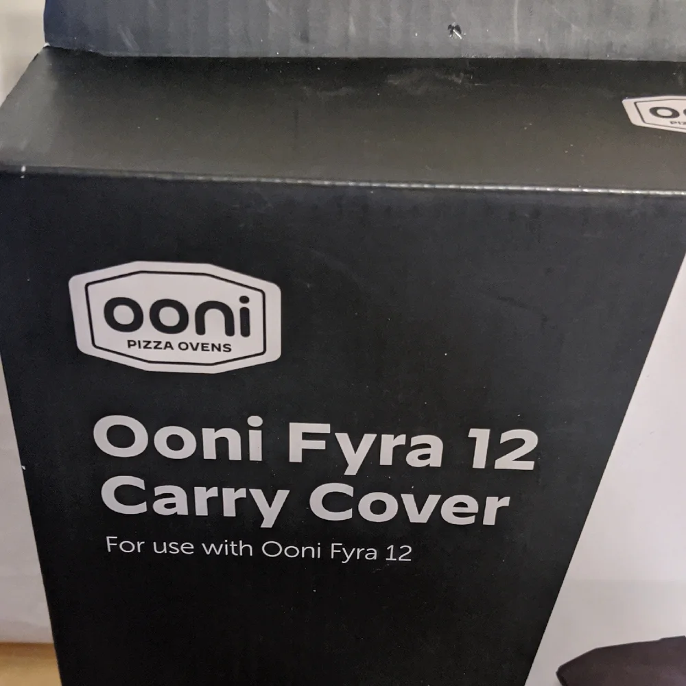 Black Carry Cover and Stuff Sack For Ooni Fyra 12 Pizza Oven